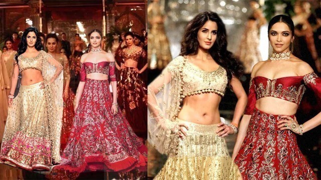 'Deepika Padukone & Katrina Kaif Togethr On Ramp As A Showstopper For Manish Malhotras Bridal Wear'
