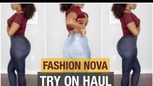 'FASHION NOVA TRY ON HAUL | HIGH WAISTED JEANS THAT FIT'