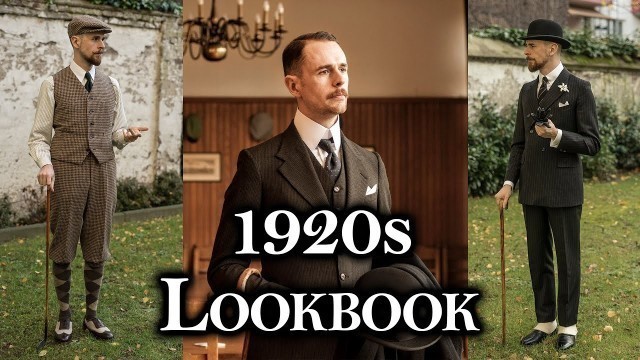 'Early 1920s/Edwardian Menswear Lookbook'