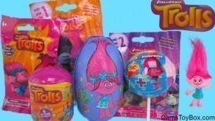 'Dreamworks Trolls Surprise Toys Light Up Fashion tag Blind Bags Series 1 2 Chupa Chups Lollipop Caps'