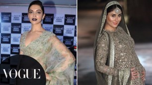 'Kareena Kapoor, Deepika & More at Sabyasachi Show | Lakmé Fashion Week 2016 - Finale | VOGUE India'