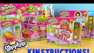 'Shopkins Kinstructions Shopping Cart Bakery Fashion Boutique Shopvillle Toys'