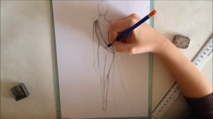 'Fashion sketching ...)))'