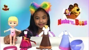 'Masha and the Bear Snap N Fashion Unboxing | Toys Academy'