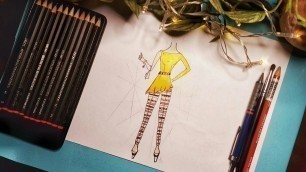 'How to Draw 9 Head Fashion Figure Drawing || Best illustration || Art&Drawing Studio'