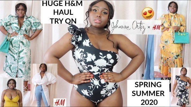 'HUGE H&M HAUL | TRY ON & STYLING SPRING SUMMER 2020 |NEW IN H&M X JOHANNA ORTIZ |Fashions Playground'