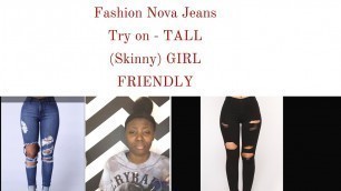 'Fashion Nova Jeans | Tall (Skinny) Girl Friendly'