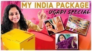 'India Package to USA | ఉగాది Special | Fan Mail| Latest Fashion| Jewelry | Montessori Toys | SM'