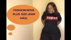 'Fashion Nova Plus size jean haul, Super high waisted, Canopy Jeans'