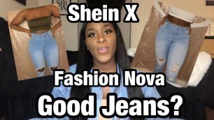 'Try-On Haul| Fashion Nova| Size 9 Jeans| Shein'