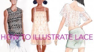 'Fashion Illustration Tutorial: Lace'