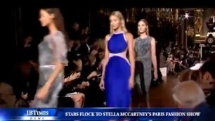'Stars flock to Stella McCartney\'s Paris fashion show'