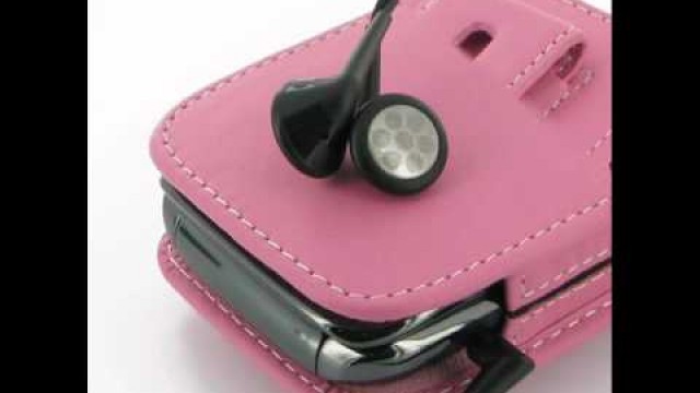 'PDair Leather Case for BlackBerry Style 9670 - Vertical Pouch Type Belt Clip Included (Petal Pink)'