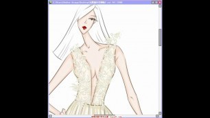 'Fashion illusion drawing sketch | fashion sketching by Lunss'