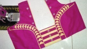 'Easy blouse designing at home || Women\'s fashion blouses || latest design of ladies blouses ||'