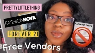 'HOW TO FIND VENDORS FOR YOUR ONLINE BOUTIQUE | Get Free Vendors | FASHION NOVA’s Vendor'
