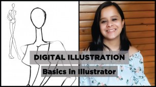 'Digital Fashion Illustration - Basics in Adobe Illustrator.'