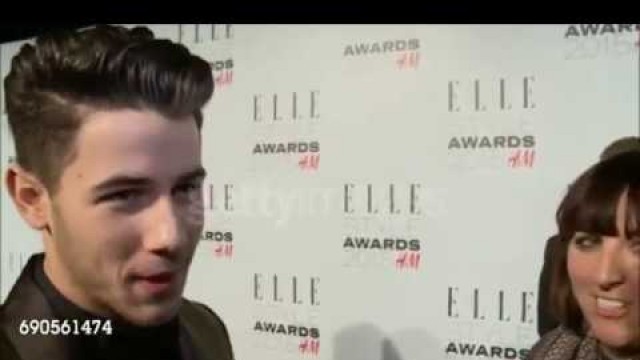 'Nick Jonas Elle Style Awards 2015'