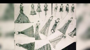 'simple pencil fashion sketches ideas for beginners# easy sketches'