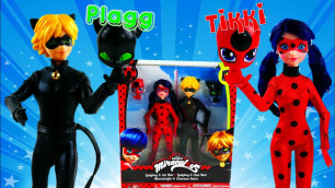 'Miraculous Ladybug & Cat Noir Toys - Fashion Doll Review WITH Tikki and Plagg Evie\'s Toy House'