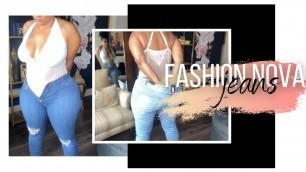 '2020 FASHION NOVA JEAN HAUL FOR CURVY GIRLS, JEANS FOR THICK WOMEN'