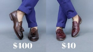 '$40 Shoe vs $400 Shoe (and a GIVEAWAY)'