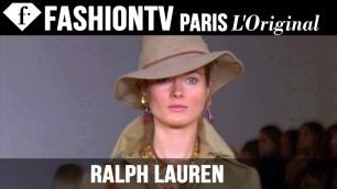 'Ralph Lauren Spring/Summer 2015 Runway Show | New York Fashion Week NYFW | FashionTV'