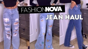 'Fashion Nova Jeans Try-On Haul ✨| SIZE 7'