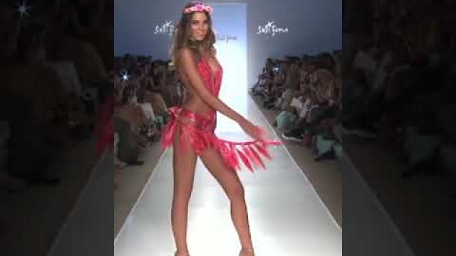 'Luli Fama - Miami Fashion Week Swimwear Spring Summer by fashion channel #shorts'