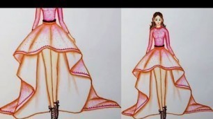 'Fashion illustration drawing for beginners #CAMSTYLES'