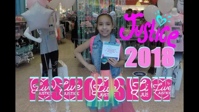 'JUSTICE IN-STORE FASHION SHOW BACK TO SCHOOL 2018'