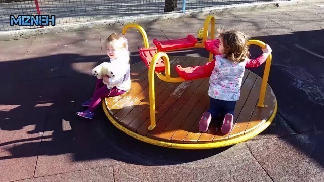 'Fashion baby at the playground / BABY MIZNEH Fun Outdoor Playground for Kids and Family Baby Mizneh'
