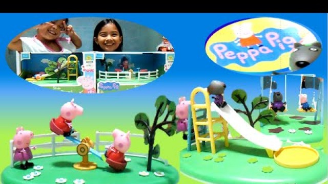 'Peppa Pig See-Saw and  Peppa Pig Slide Playground PlaySet - Kids\' Fashion Toys'