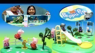'Peppa Pig See-Saw and  Peppa Pig Slide Playground PlaySet - Kids\' Fashion Toys'