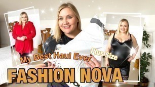 'FASHION NOVA PLUS SIZE TRY ON HAUL | UK Size 24 | Apple Shaped Fashion *best haul ever*'