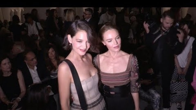 'Katie Holmes, Kate Bosworth, Karlie Kloss and more front row of Dior SS 19 Fashion Show'