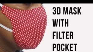 'Easy mask stitching with filter pocket malayalam / EMODE'