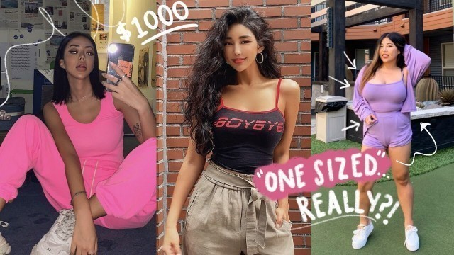 'I buy $1000 of \"ONE SIZED\" K-STYLE clothes! (big boobie girls)'