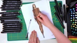 'How to draw I Learn fashion illustration I Tutorial I tracksuit I Step by step'