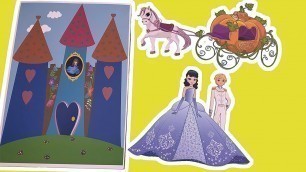 'Paper doll hand sticker toys, Ladybug Reddy and black cat Noel fashion clothing stickers'
