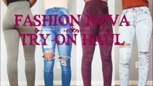 'Huge Fashion Nova Try-on Haul!!  ::  Jeans and Pants'