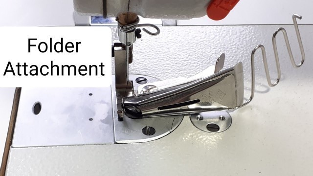 'Latest sewing machine attachment/Binder foot tutorial EMODE'