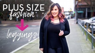 '3 Plus Size Outfits with Leggings | Marste'