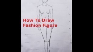 'Fashion Female Figures for Beginners|Draw Female Fegure'