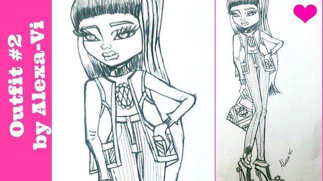 'How to Draw Fashion Design - Fashion Illustration / Beginner  (2 )'