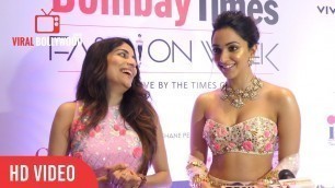 'Kiara Advani FULL INTERVIEW | Bombay Times Fashion Week 2018'