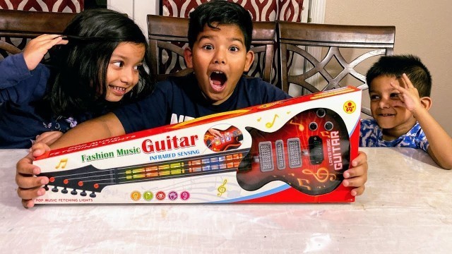 'Unboxing Fashion Music Guitar| Cool Toy for Kids|'