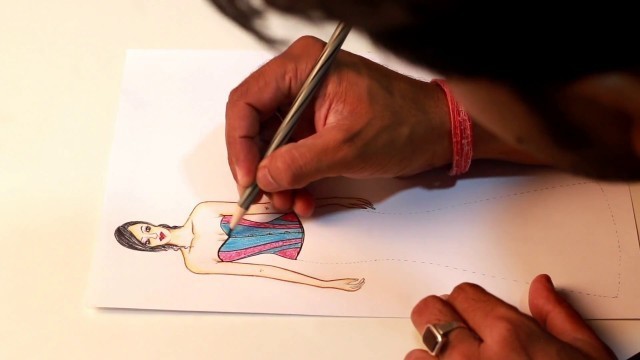 'Fashion Sketching - Designing a corset 101'