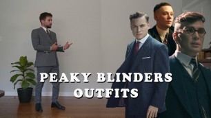 'Recreating the Peaky Blinders Outfits | Dressing like a 1920s Gangster'