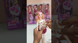 'Shanaya toys fashion party doll with 3d eyes, glittering dress, colored hair, @shanayatoys'